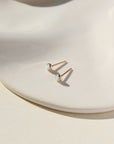 Petite opal studs
