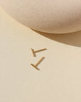 14k gold fill bar studs 1