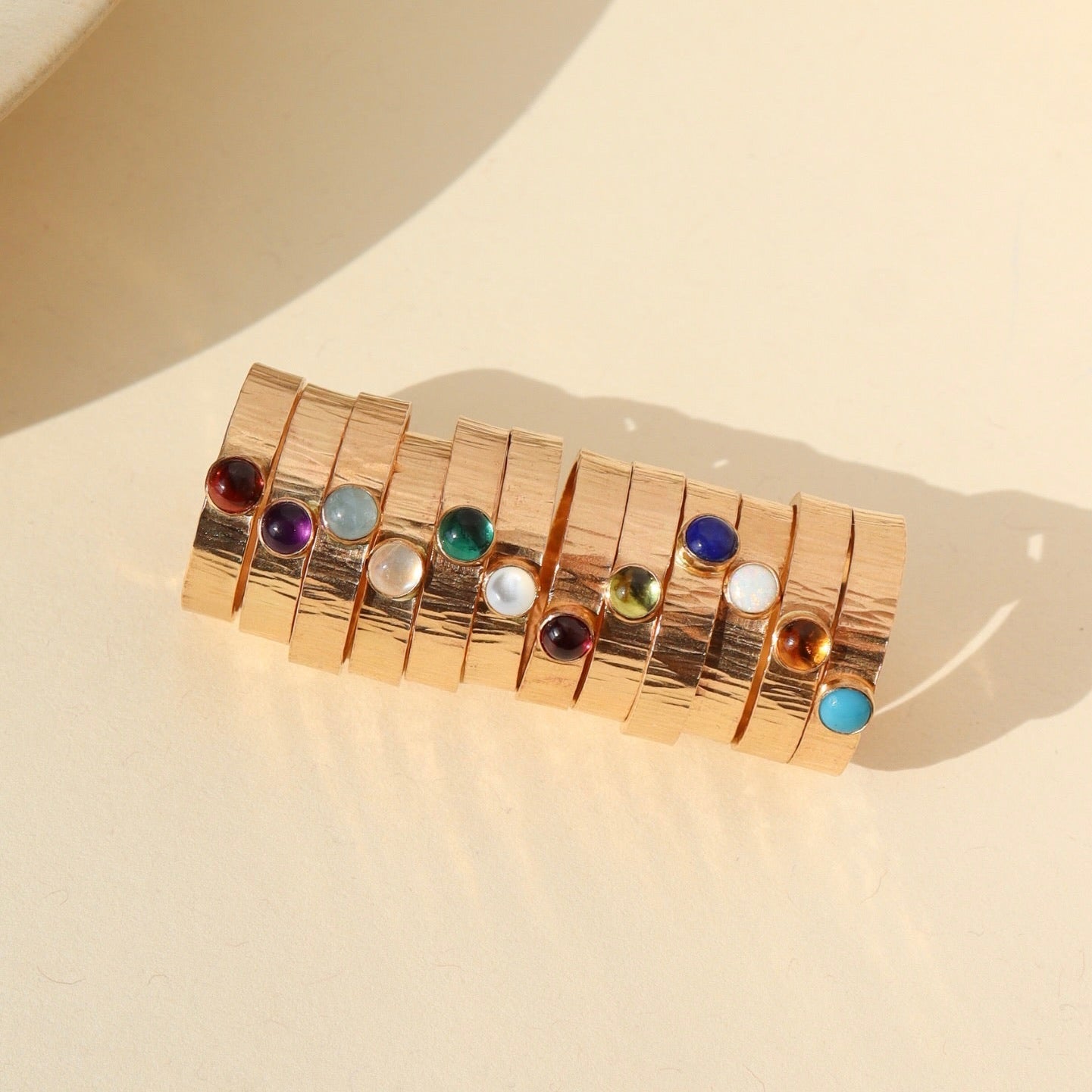 Sunrise Birthstone Ring