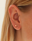 Tiny Heart Studs
