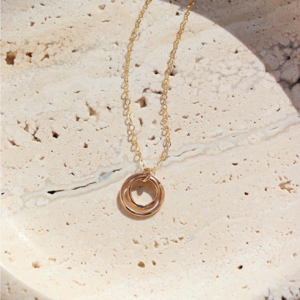 Eclipse Necklace - Necklace - Token Jewelry - Eau Claire Jewelry Store - Local Jewelry - Jewelry Gift - Women's Fashion - Handmade jewelry - Sterling Silver Jewelry - Gold filled jewelry - Jewelry store near me