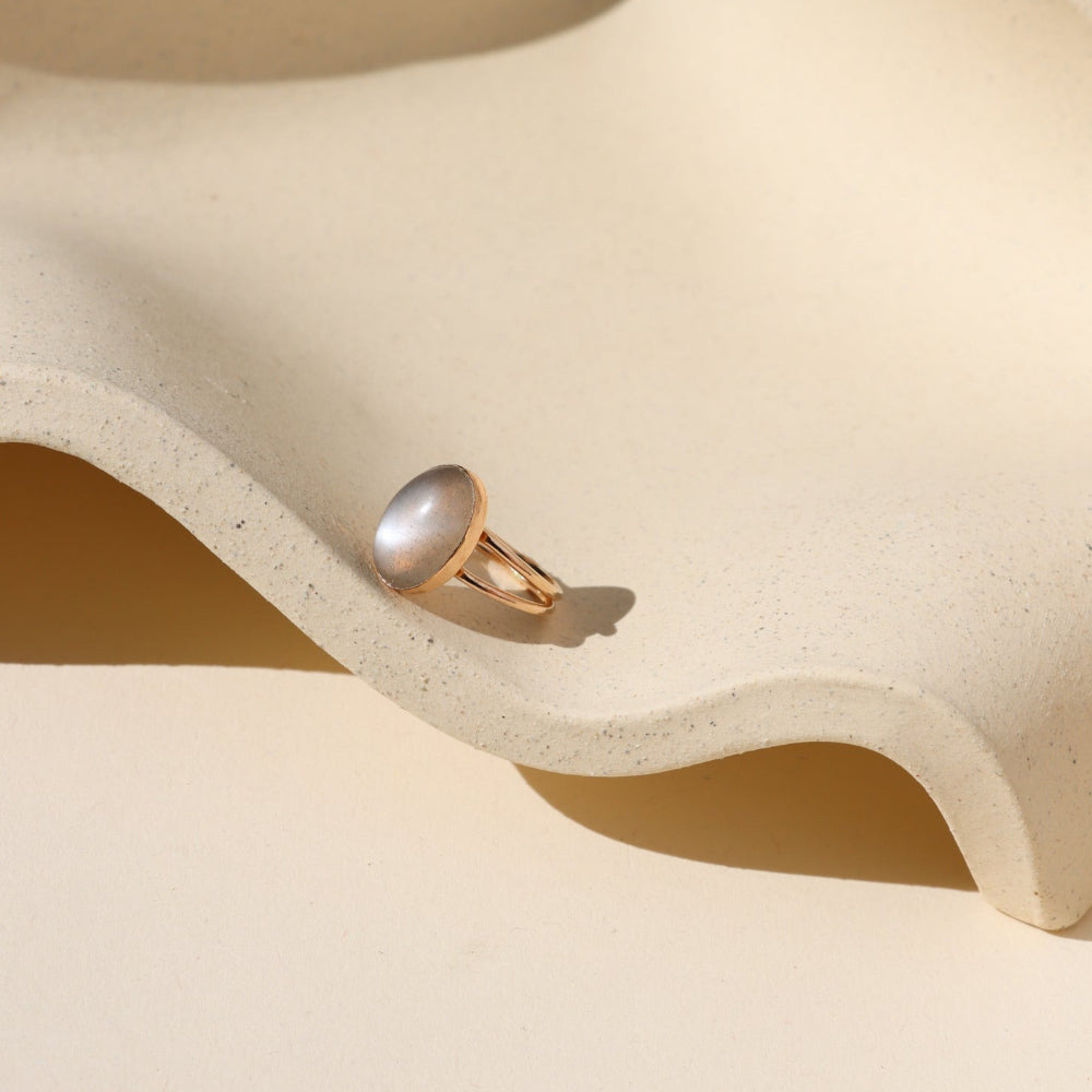 Ember Moonstone Ring