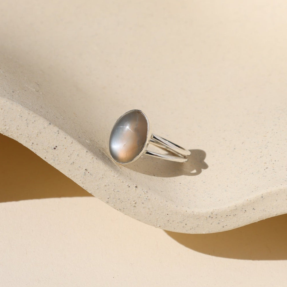 Ember Moonstone Ring