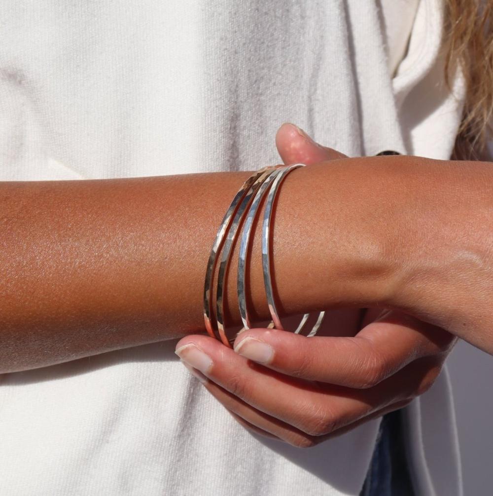 Hammered Bangle