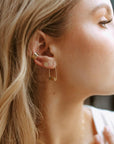 Leopard Skin Jasper Hoops - Token Jewelry - Eau Claire jewelry store - local jewelry store - handmade jewelry