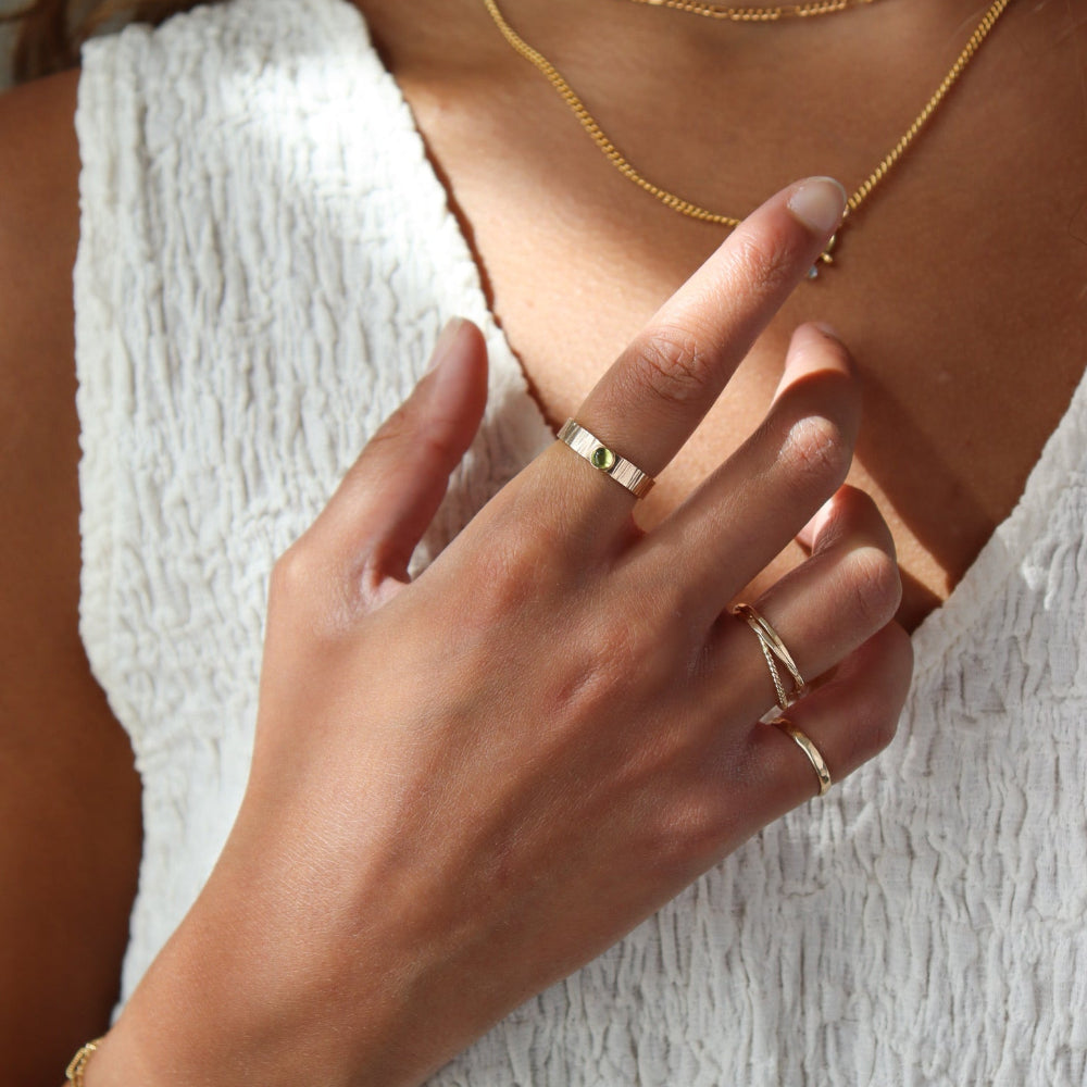 Sunrise Birthstone Ring