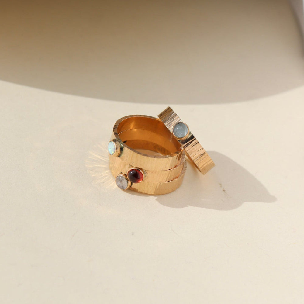 Sunrise Birthstone Ring
