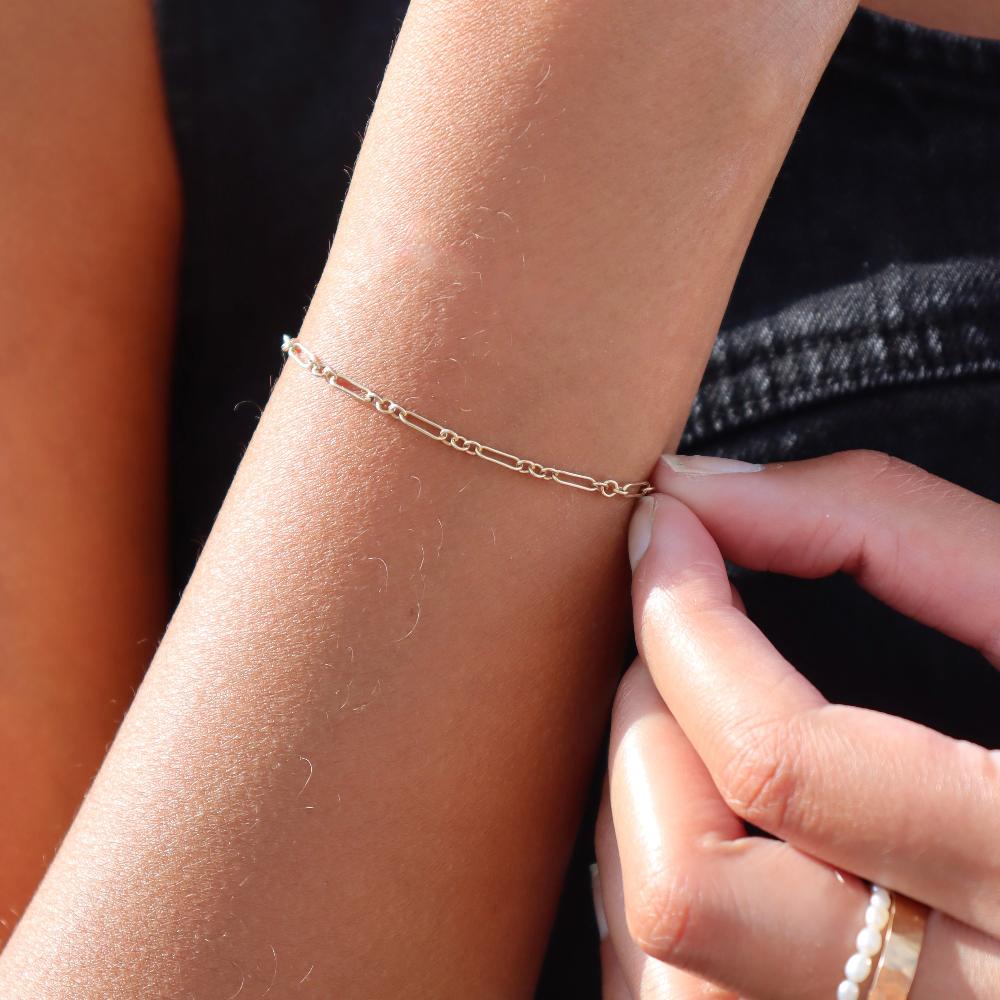 model wearing Callie Bracelet