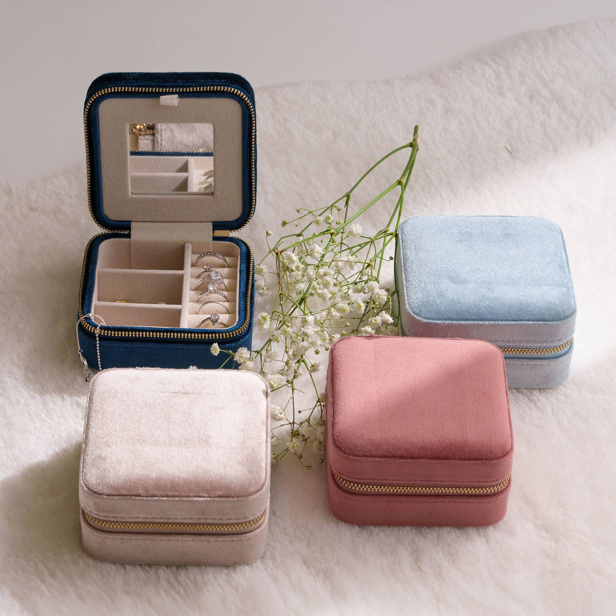 bewell - Velvet Jewelry Box