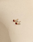 Red Garnet Studs