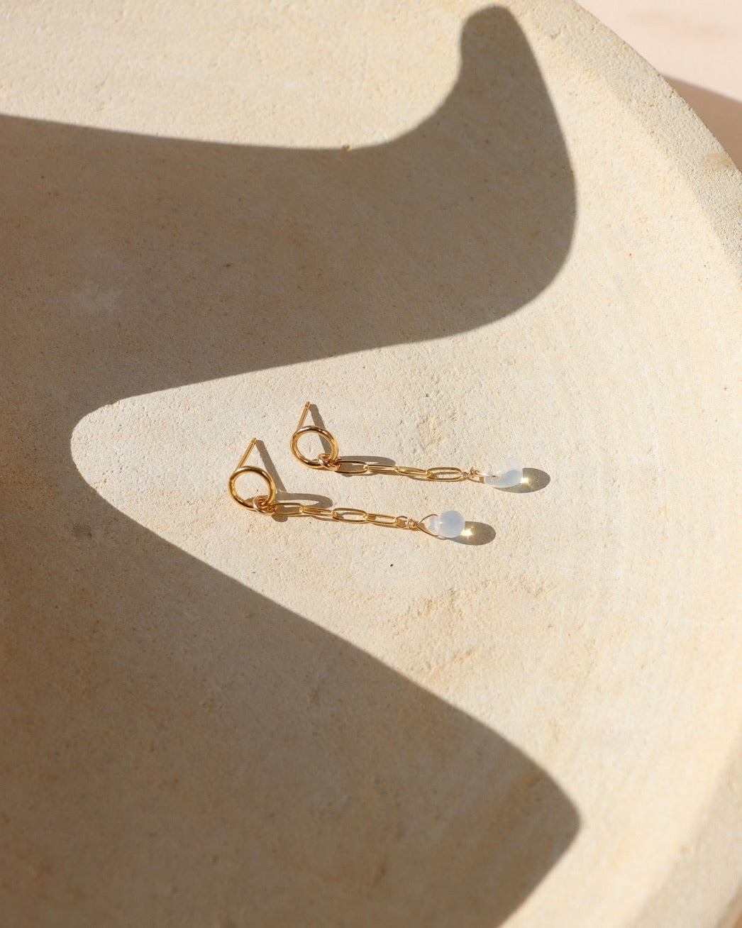Opal Teardrop Studs