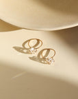 Herkimer Diamond Solitaire Ring