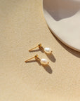 Pearla Studs in 14k gold fill 
