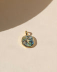 Round Cross Charm