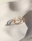 barrel ring token jewelry - handmade jewelry - everyday jewelry - minimal style jewelry - handmade jewelry - jewelry store near me - minimal rings - 14k gold filled rings